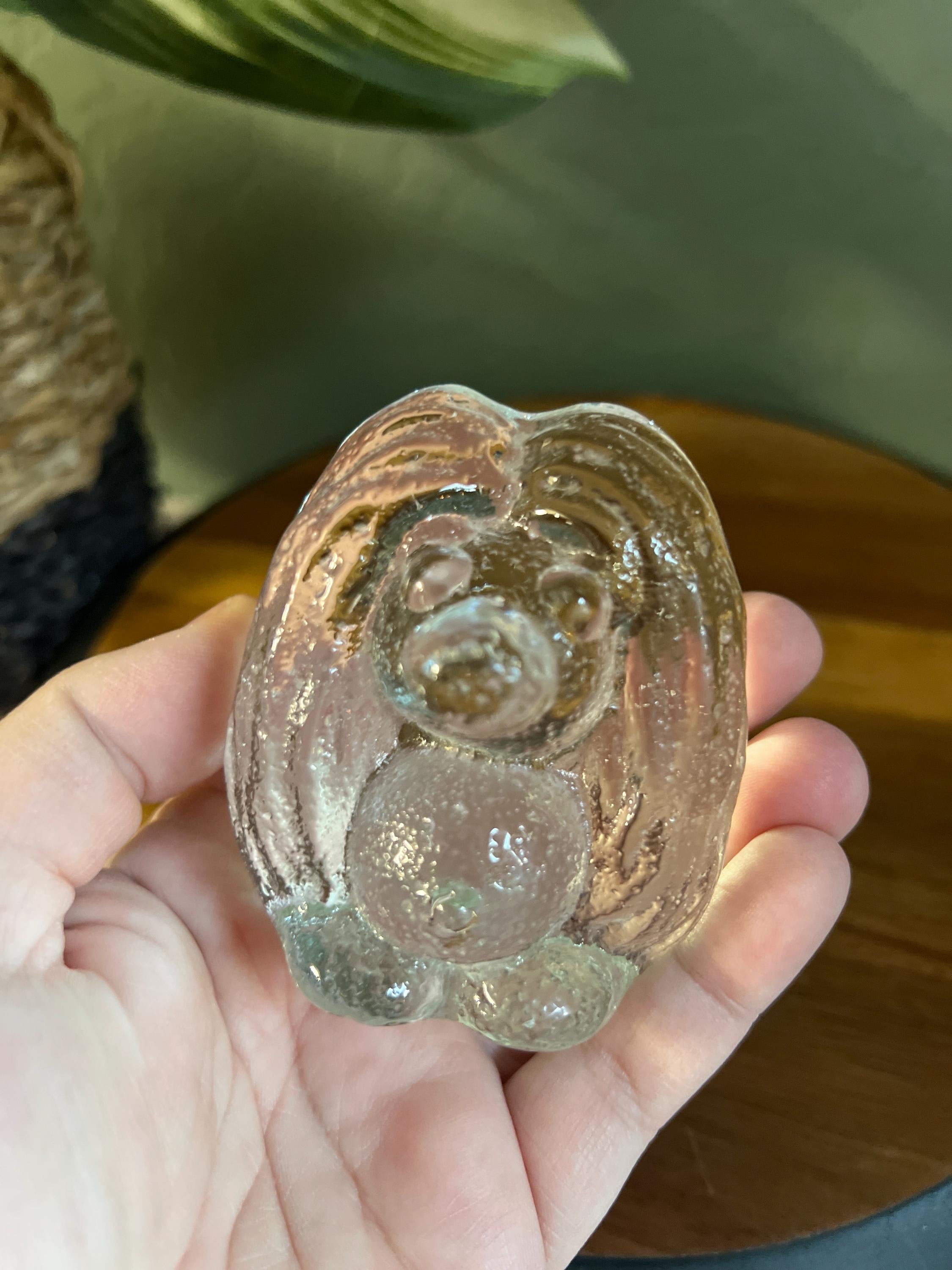 Swedish Troll Glass Figure Fairy Nordic Folk Art