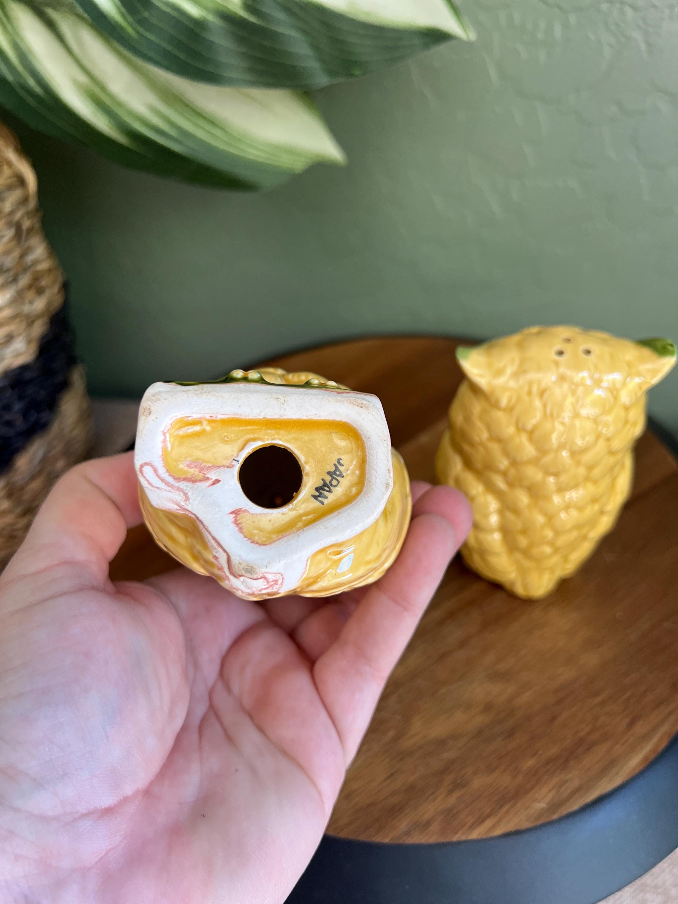 Owl Salt and Pepper Shakers Japan