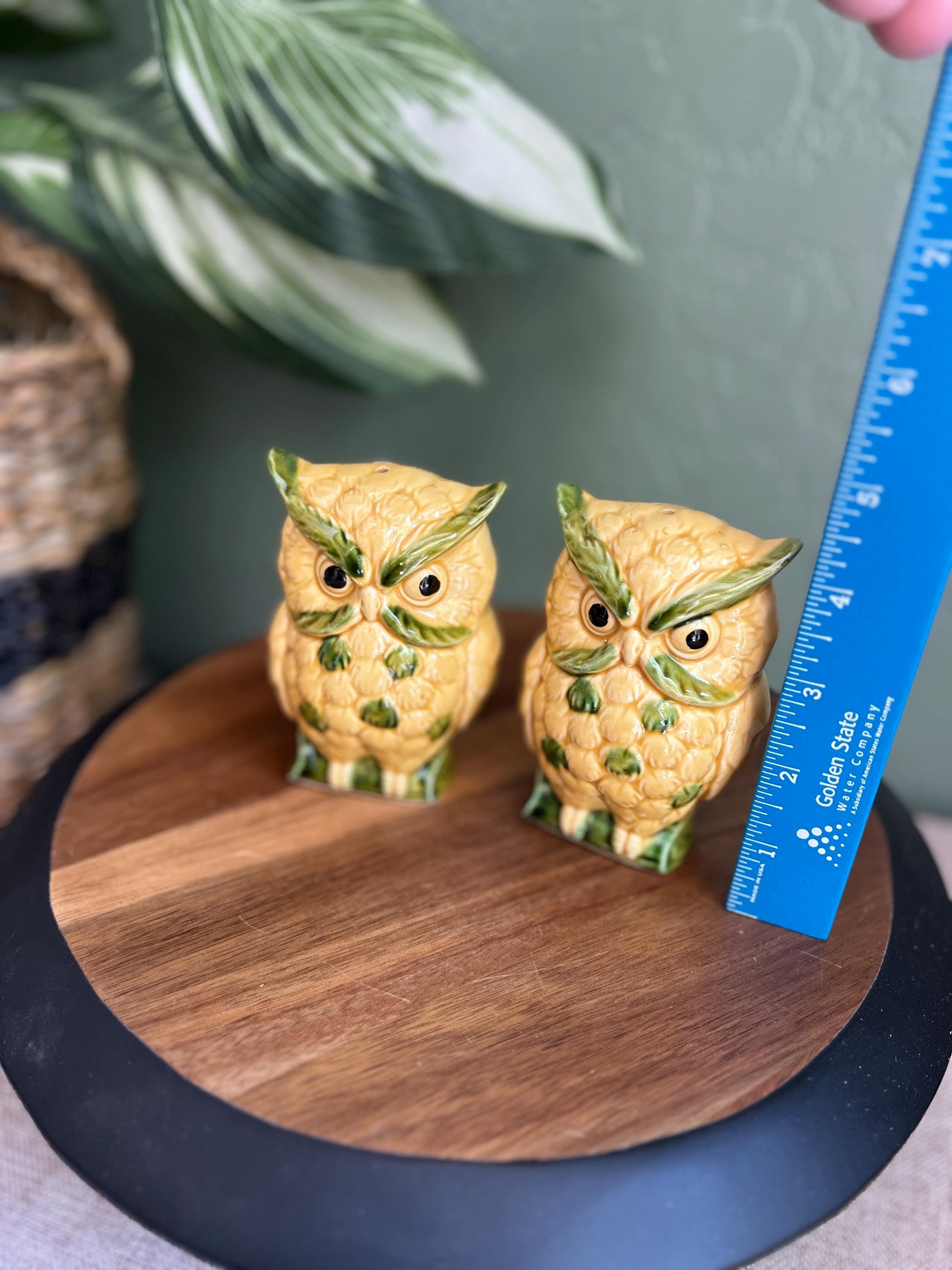 Owl Salt and Pepper Shakers Japan