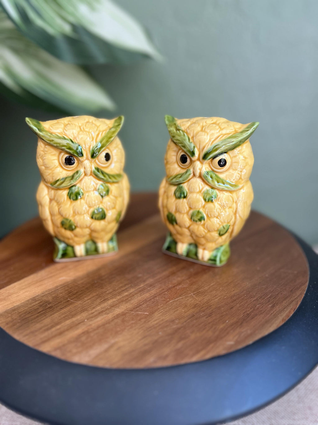 Owl Salt and Pepper Shakers Japan
