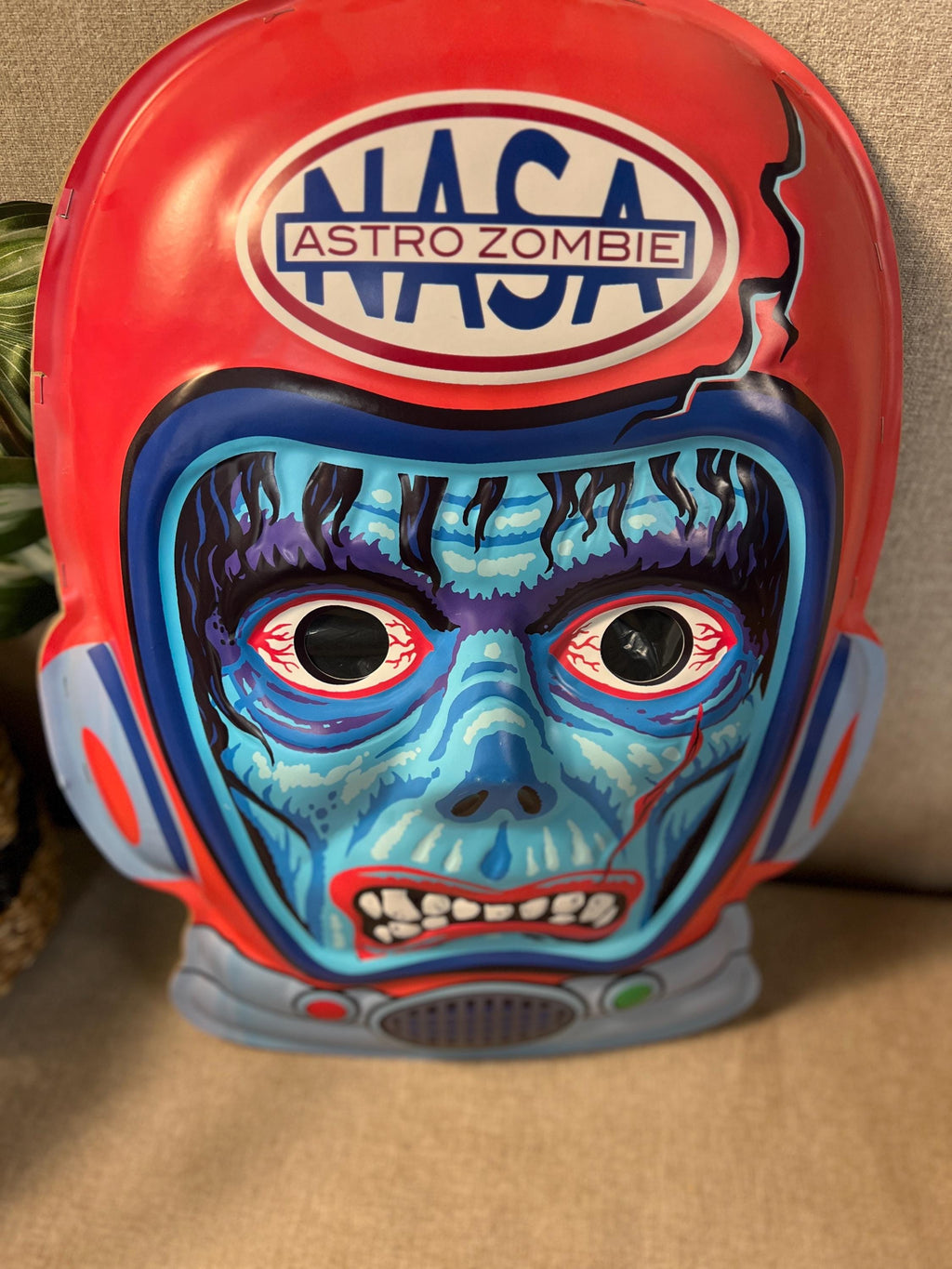 Ghoulsville Horror Decor Giant NASA Radioactive Astro Zombie