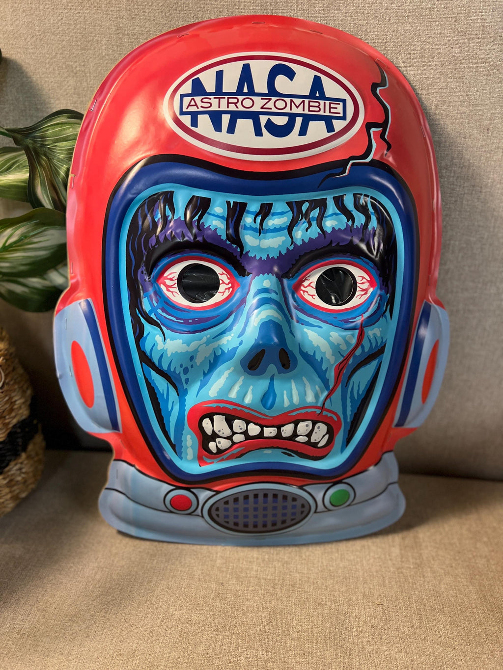 Ghoulsville Horror Decor Giant NASA Radioactive Astro Zombie