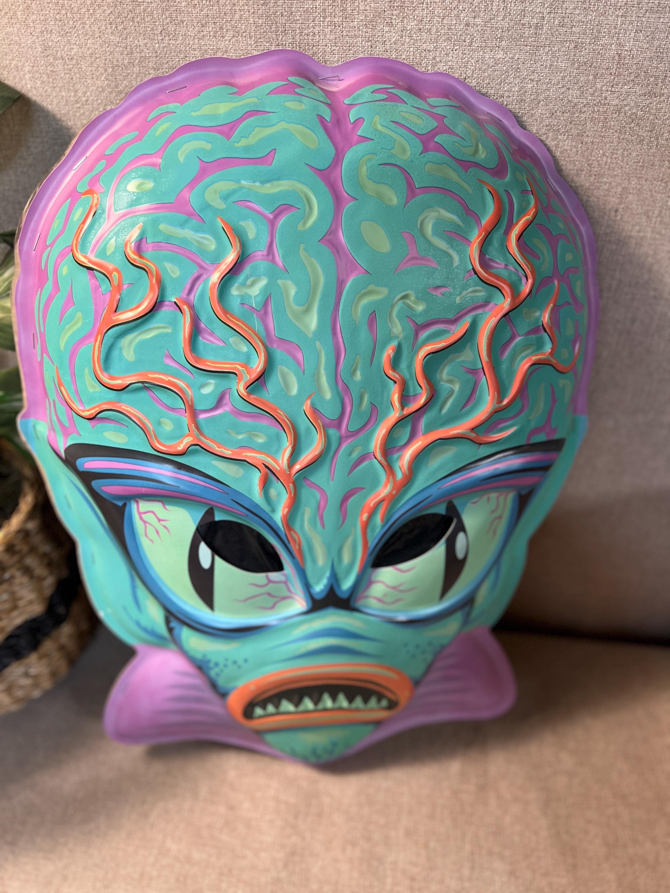 Retro-a-go-go! Ghoulsville  Space Invader Giant 3D Mask