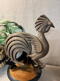Vintage ROOSTER Wall  BURWOOD large 16" W 1960's # 4116 Mid Century