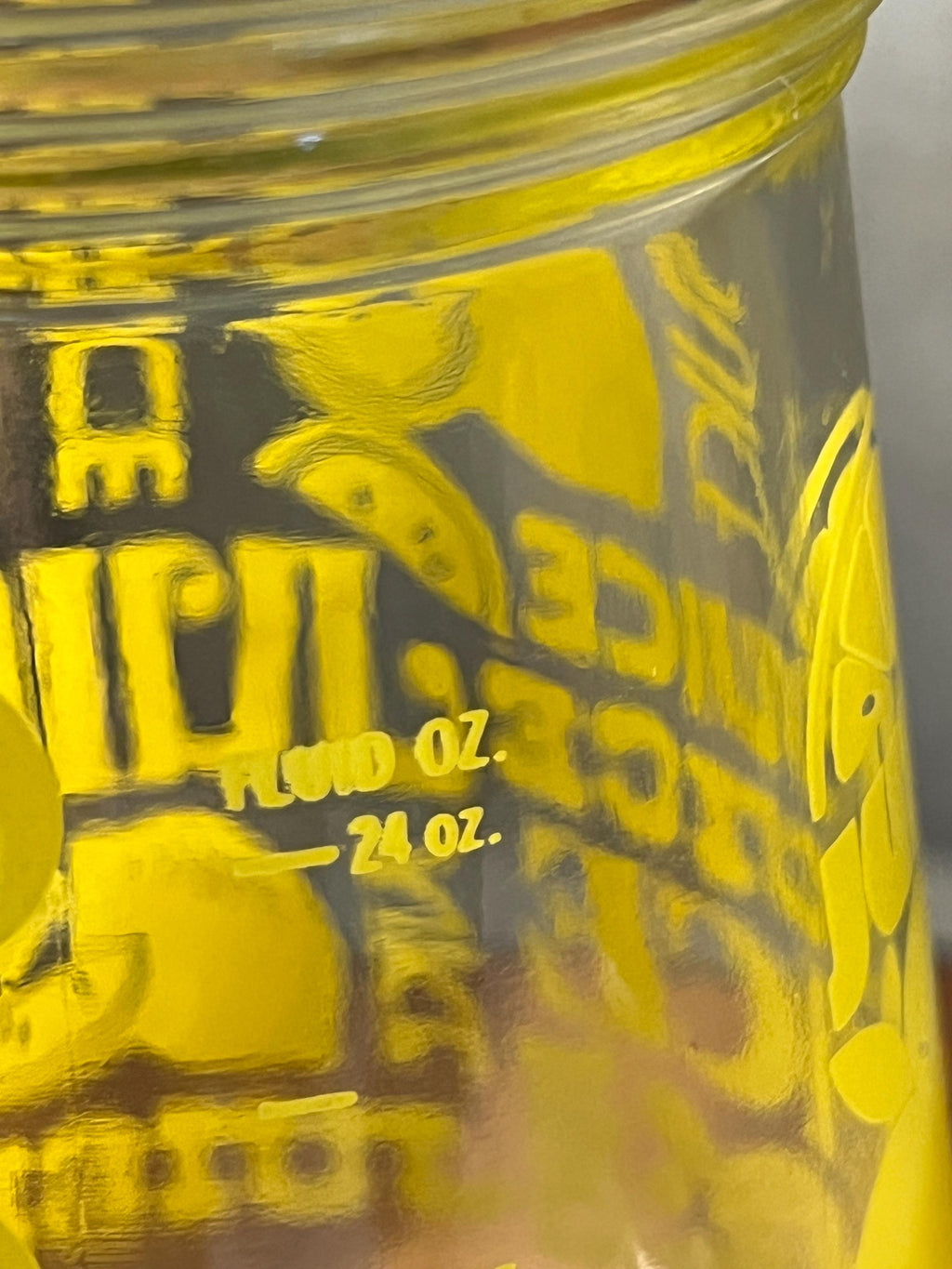 Vintage citrus jug pitcher 24oz