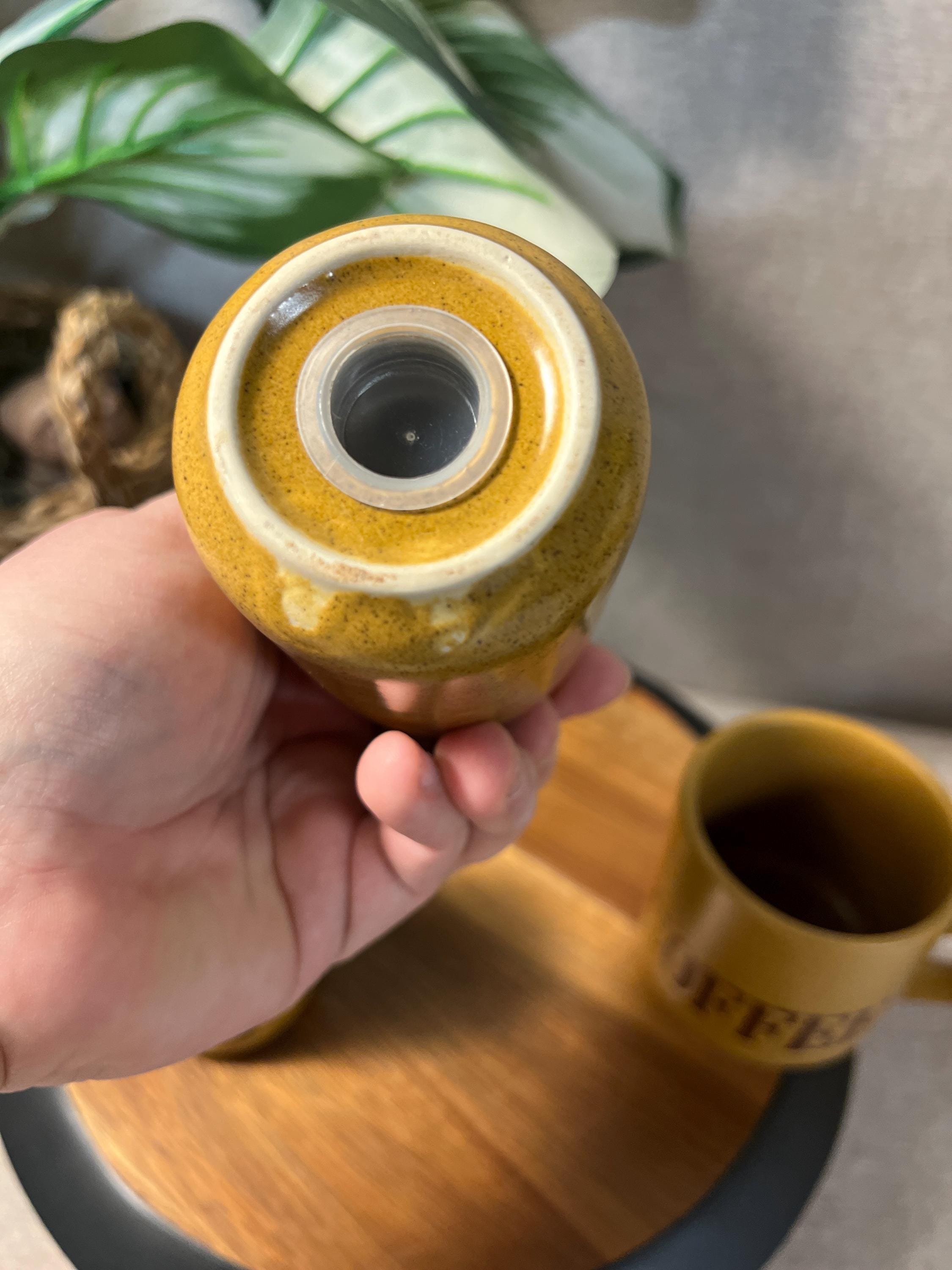 Fine Stone Ware set Coffee Tea Salt and Pepper Made In Japan