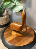Vintage Hand Carved Wooden Shorebird