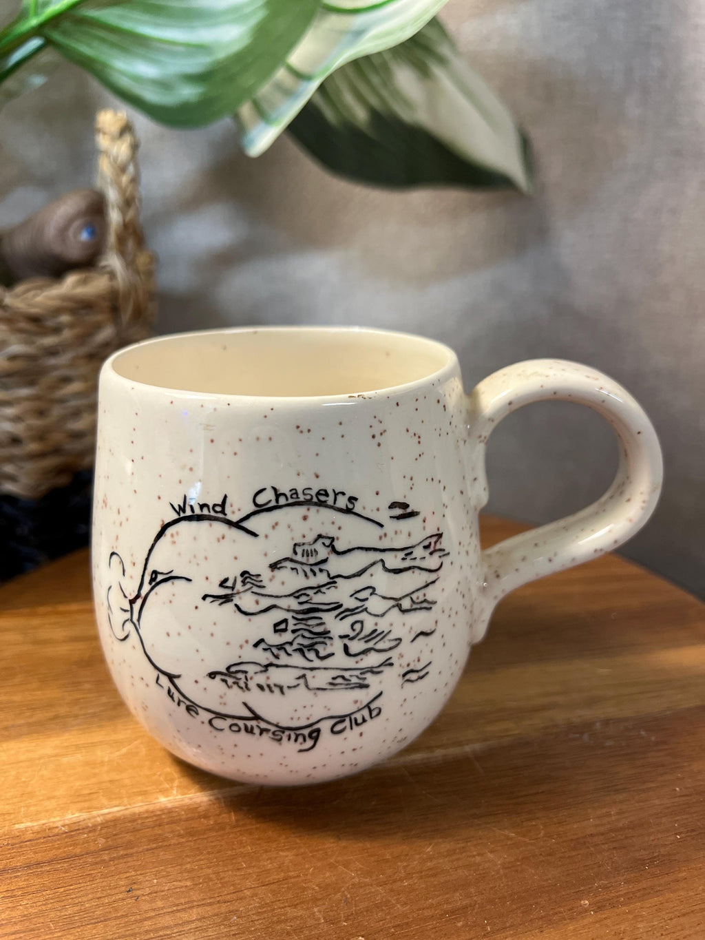 Wind Chasers Coursers Club Speckled Ceramic Mug