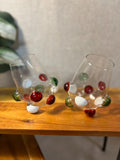 Massimo Lunardon Multicolor Bubble Stemless Wine Glass set of 2