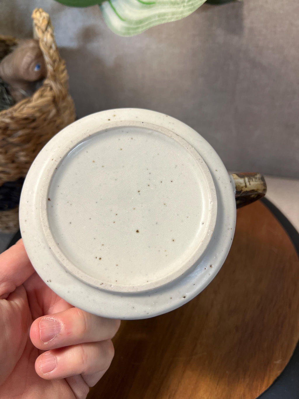 Vtg Otagiri Soup Mug Cup Hot Beverages Japanese Handpaint 70s Hand Crafted Stoneware