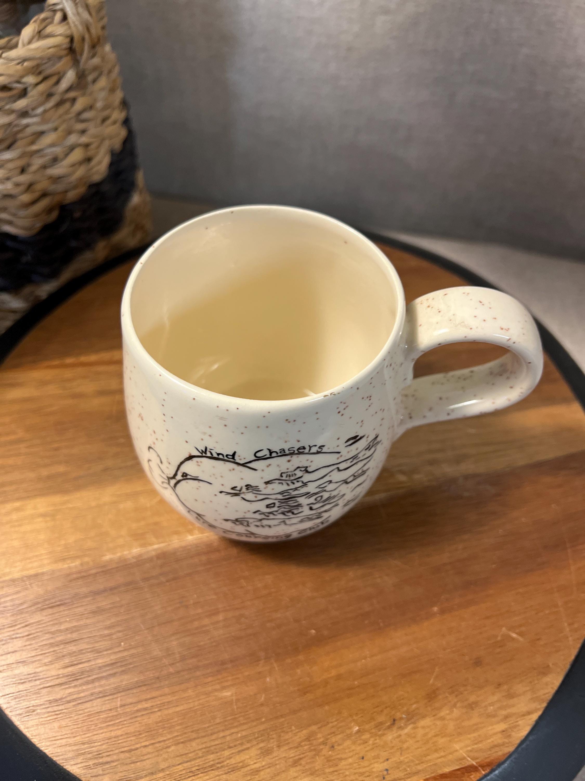Wind Chasers Coursers Club Speckled Ceramic Mug