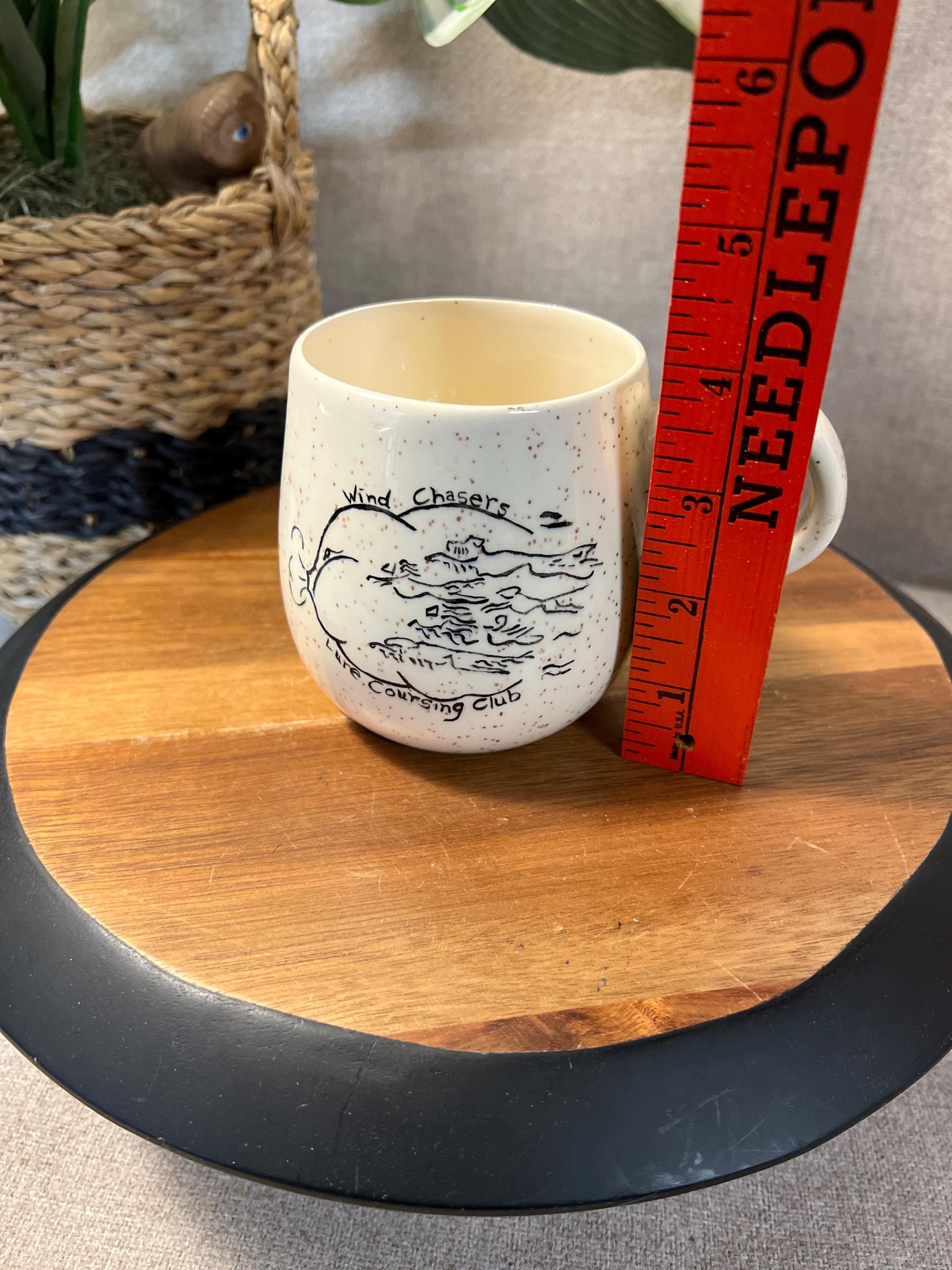 Wind Chasers Coursers Club Speckled Ceramic Mug