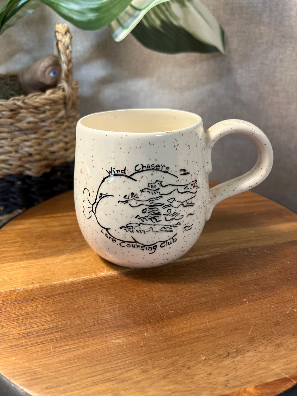 Wind Chasers Coursers Club Speckled Ceramic Mug