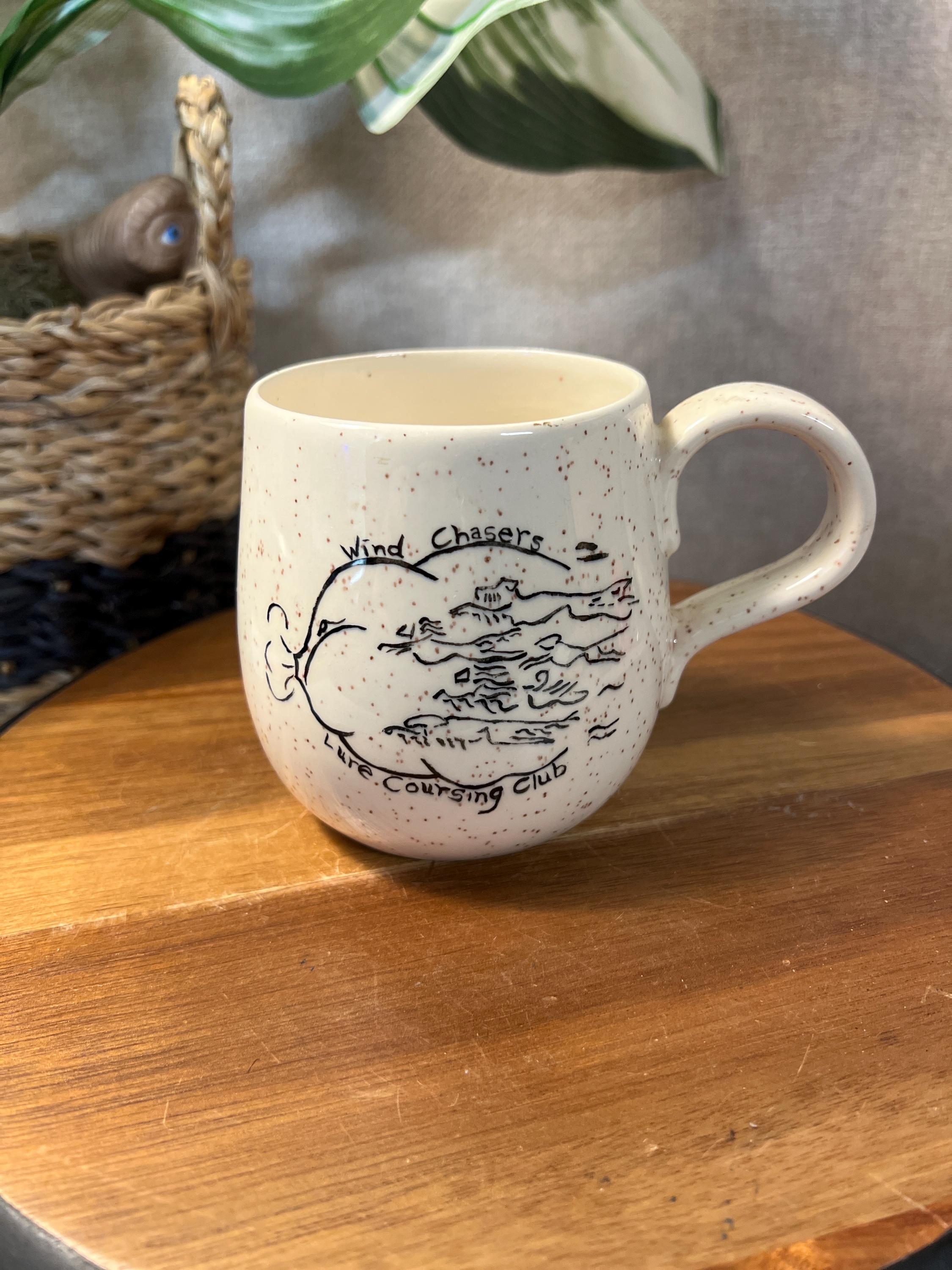 Wind Chasers Coursers Club Speckled Ceramic Mug
