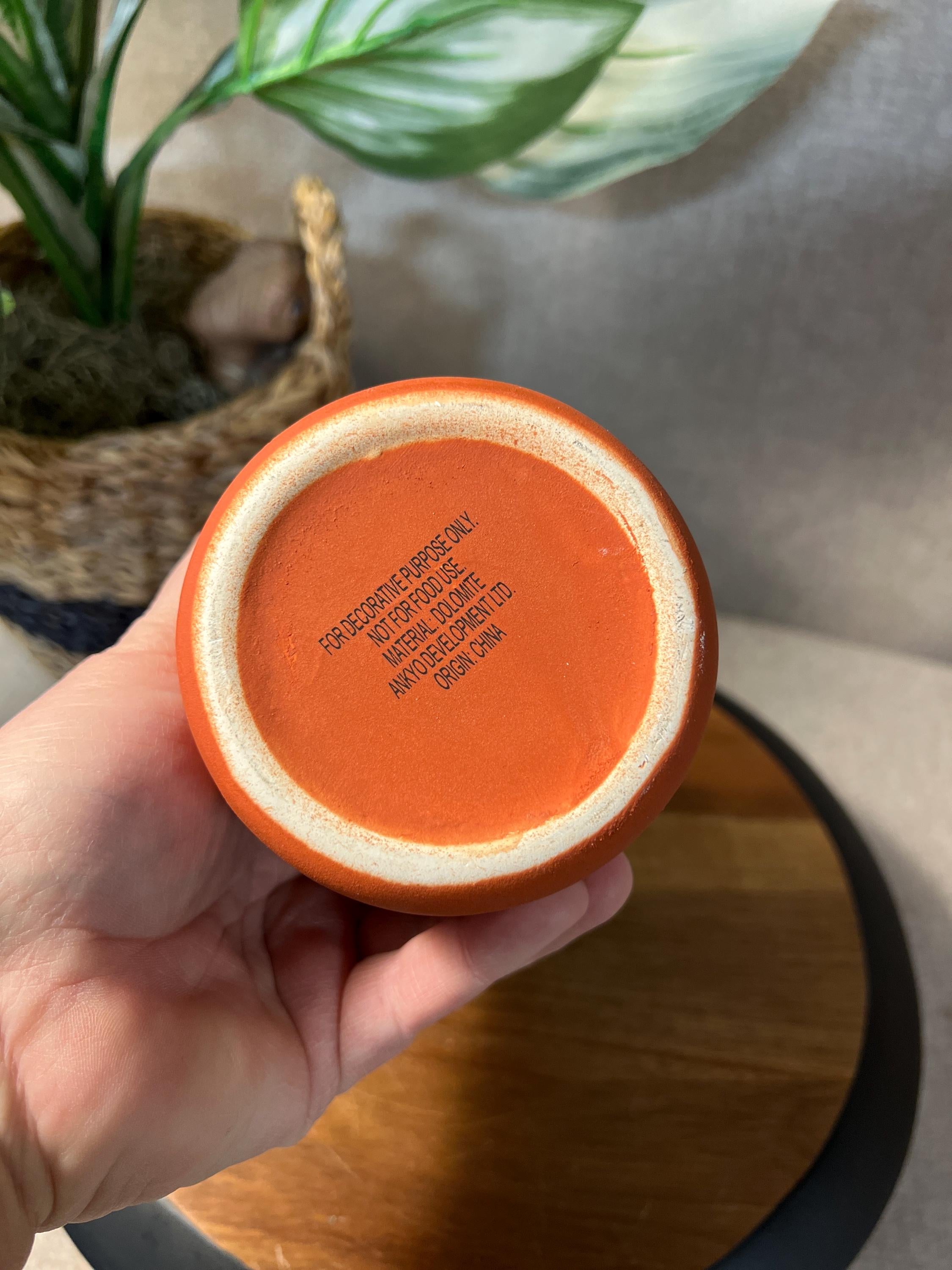 Terra Cotta Ceramic Utensil Holder/Vase