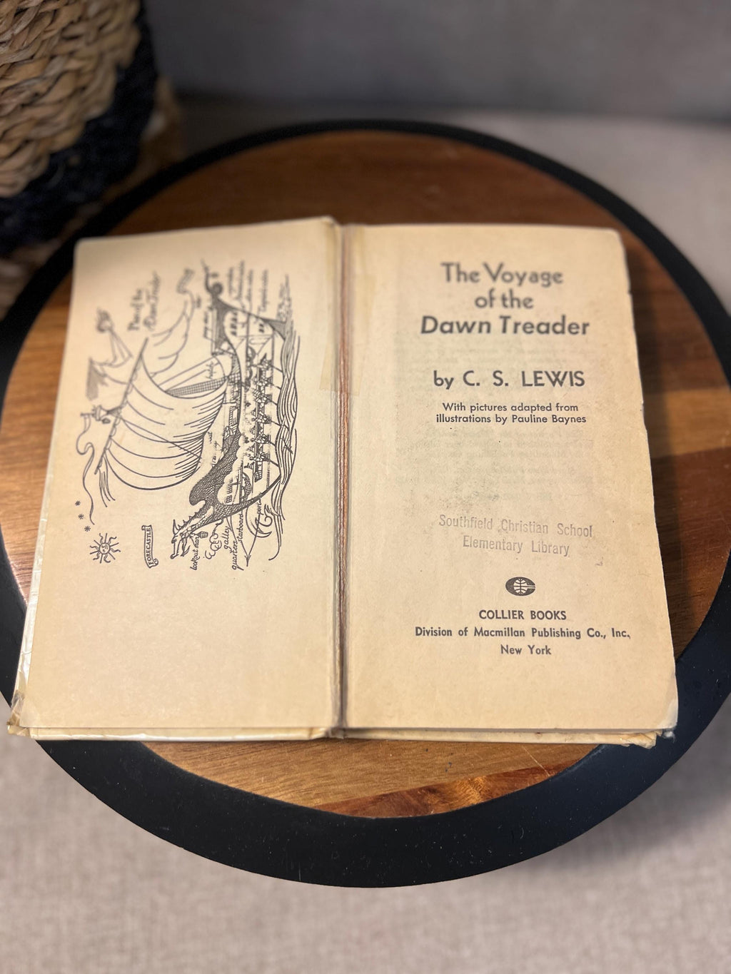 The Voyage Of The Dawn Treader C. S. Lewis Macmillan Pub. 1952