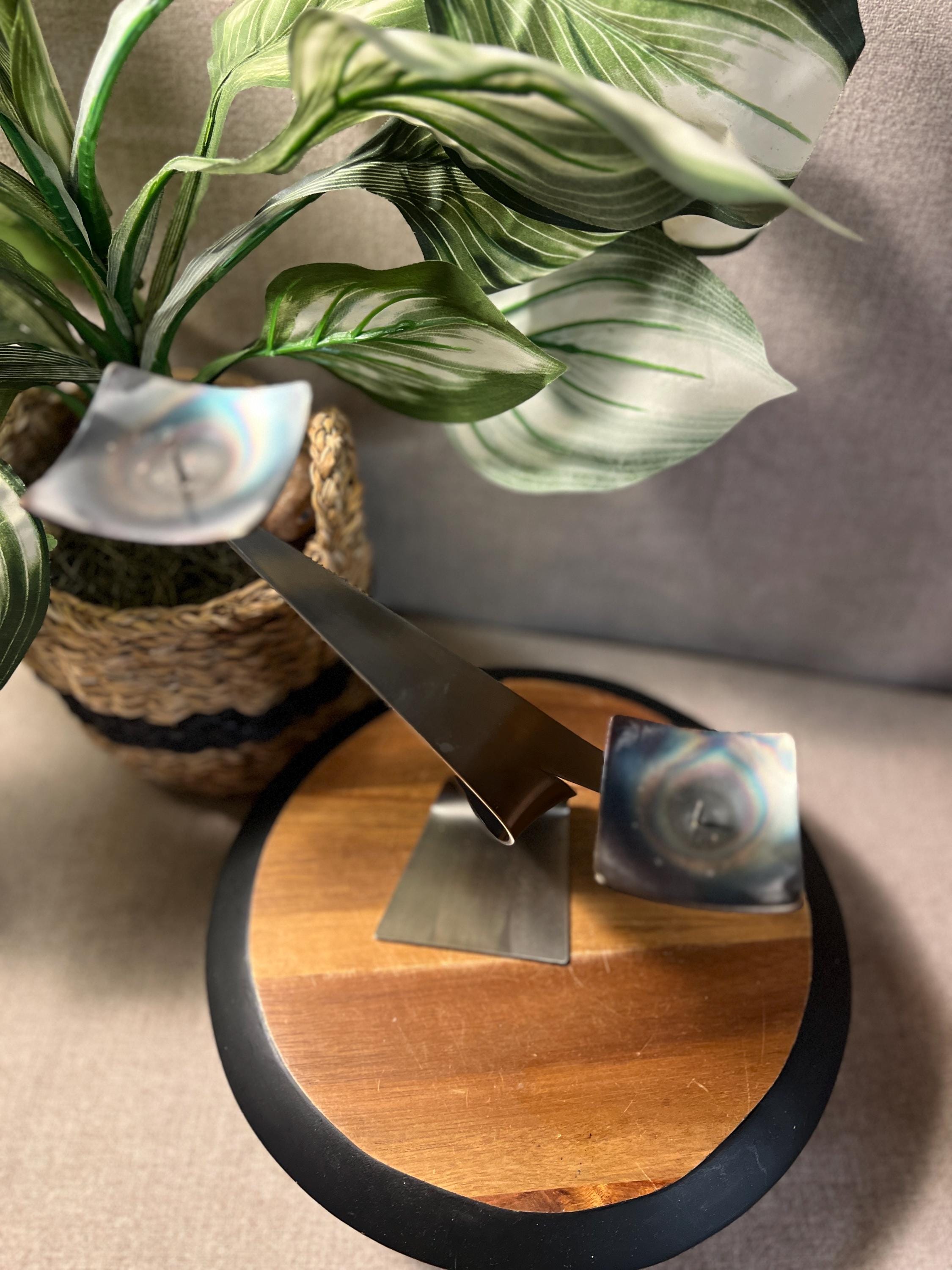 Stainless Steel Candle Holder Set Modern Rounded candles