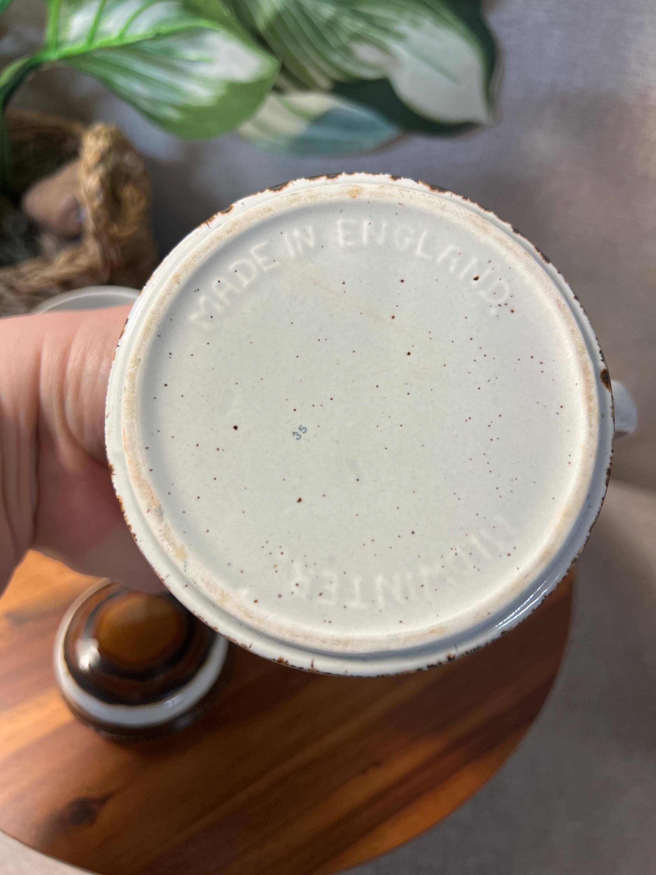 Midwinter Stonehenge  Earth Creamer and Sugar England