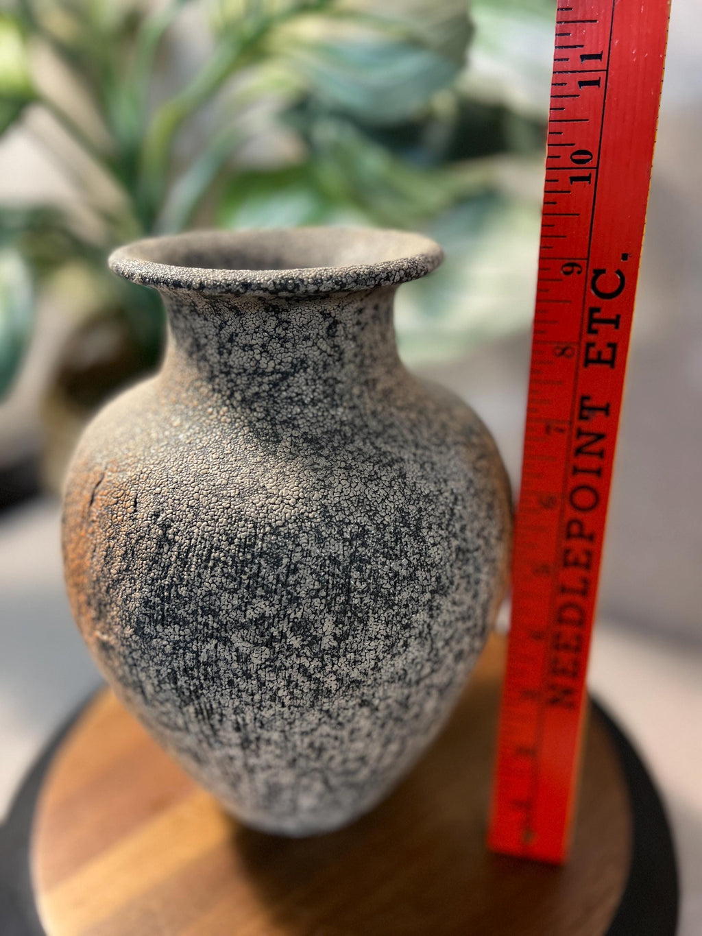 Mid Century Ikebana Vase Pottery TOYO Brown peachy pink Textured Modernist Vintage Japan