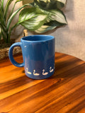 Waechtersbach Swan Mug Coffee Made In Spain Vintage Blue