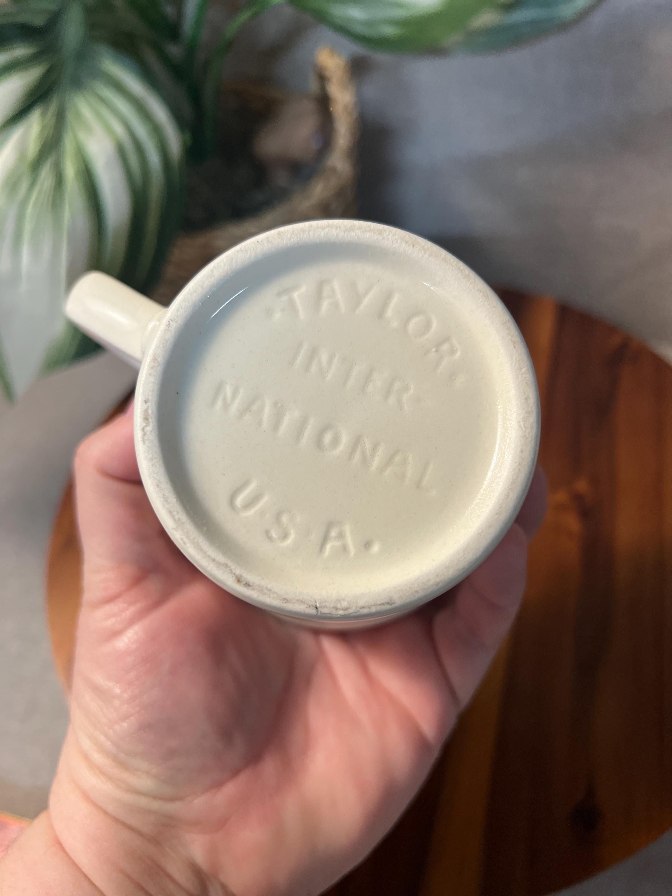 Vintage Coffee Mug “I Love You  Valentine's Gift Taylor International USA