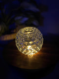 Indiana Glass HOMCO Clear Cubist Whitehall Fairy Lamp