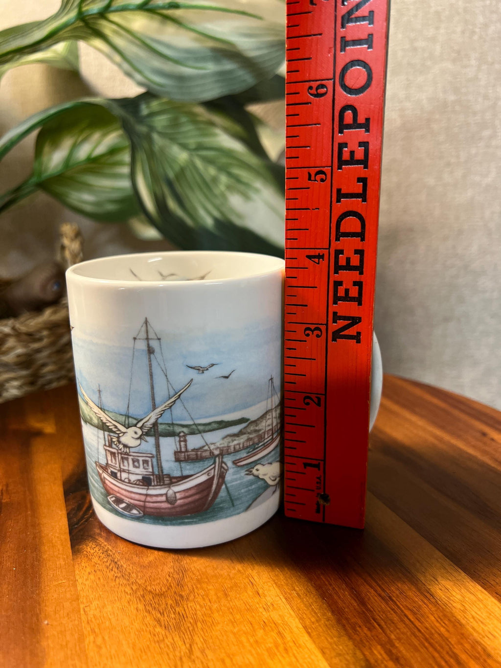 Vintage Ceramic Mug Prince Edward Island Seaside Scene 4"H