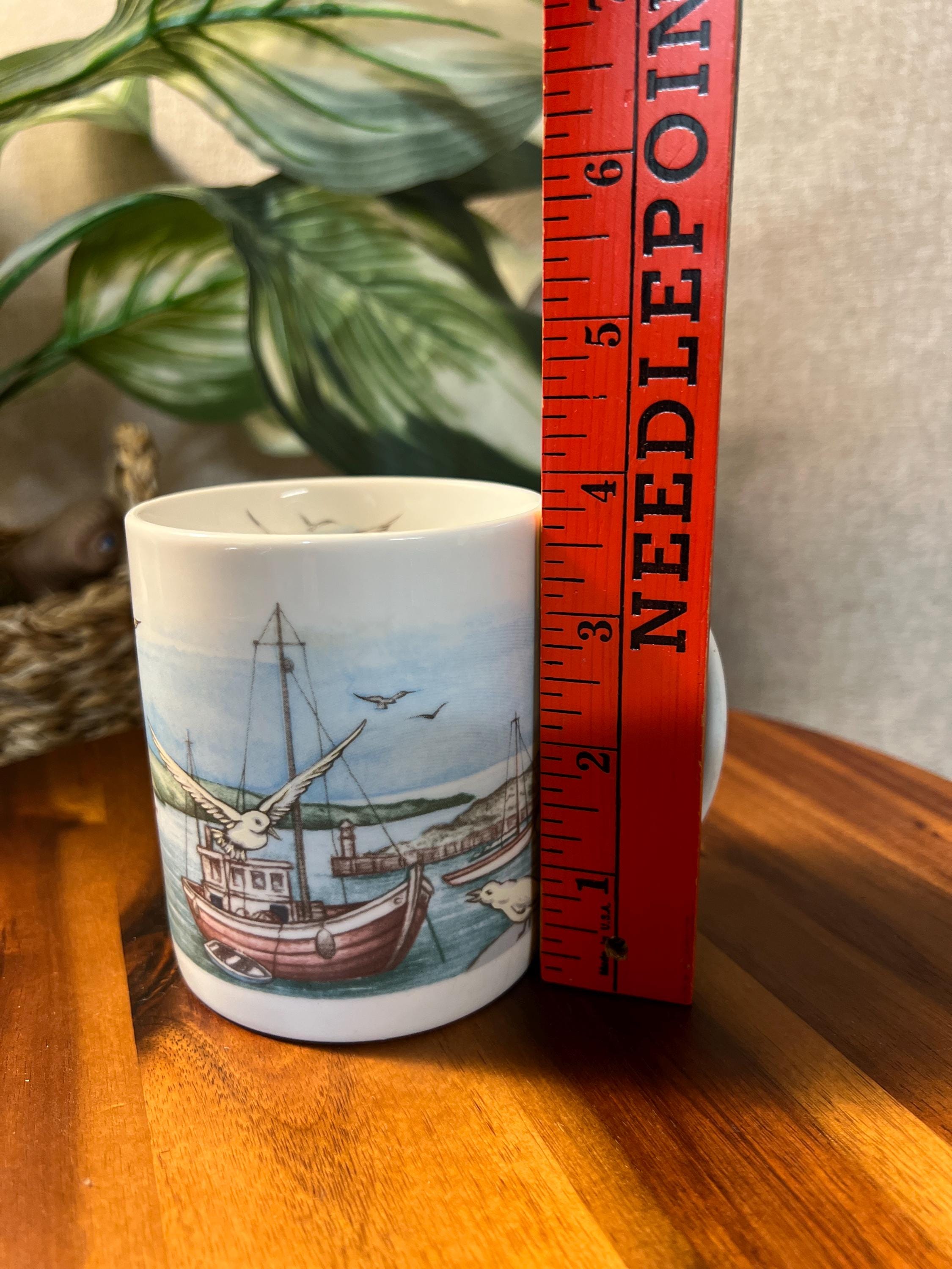 Vintage Ceramic Mug Prince Edward Island Seaside Scene 4"H