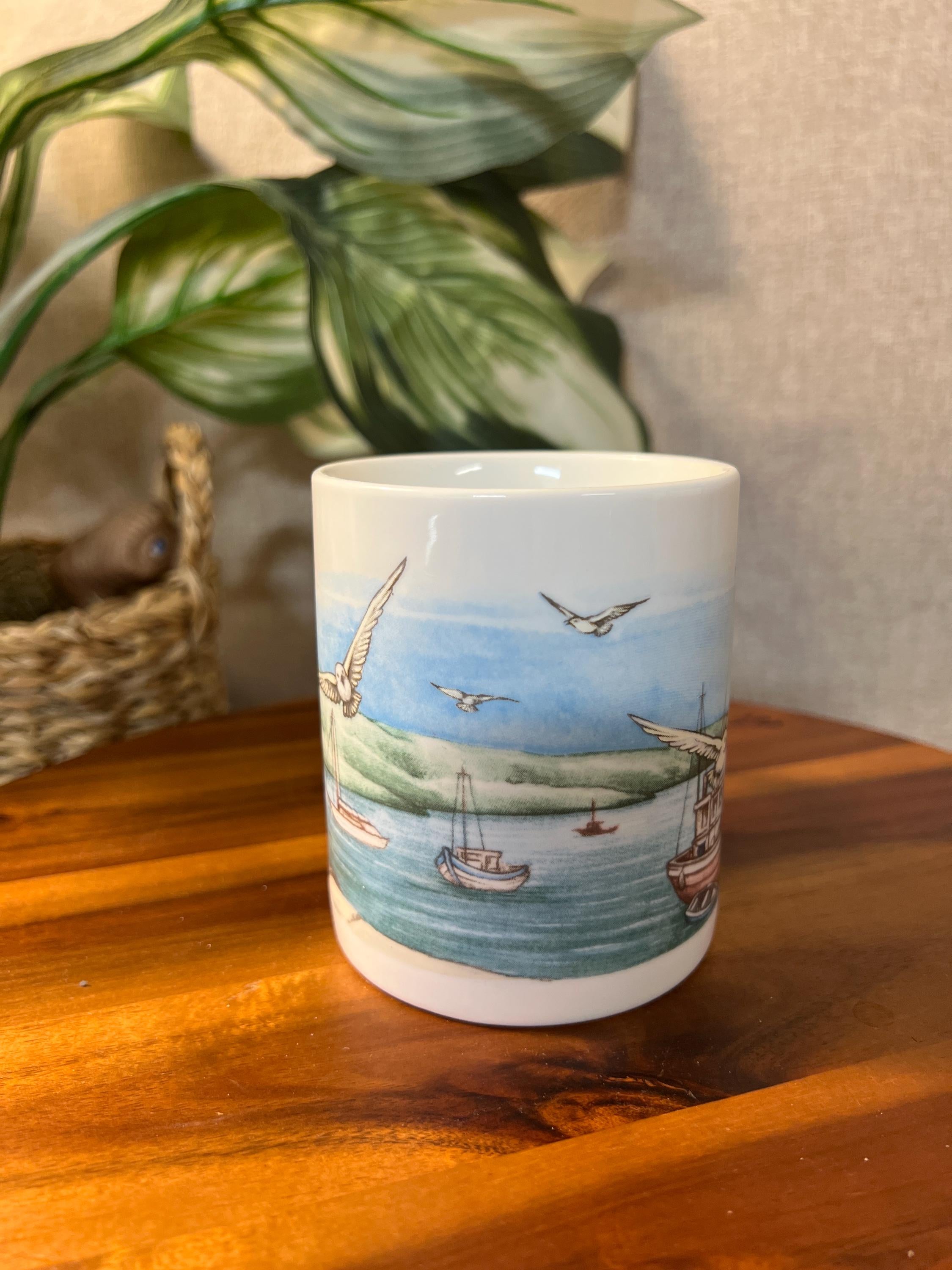 Vintage Ceramic Mug Prince Edward Island Seaside Scene 4"H