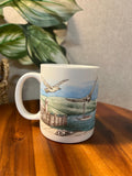 Vintage Ceramic Mug Prince Edward Island Seaside Scene 4"H