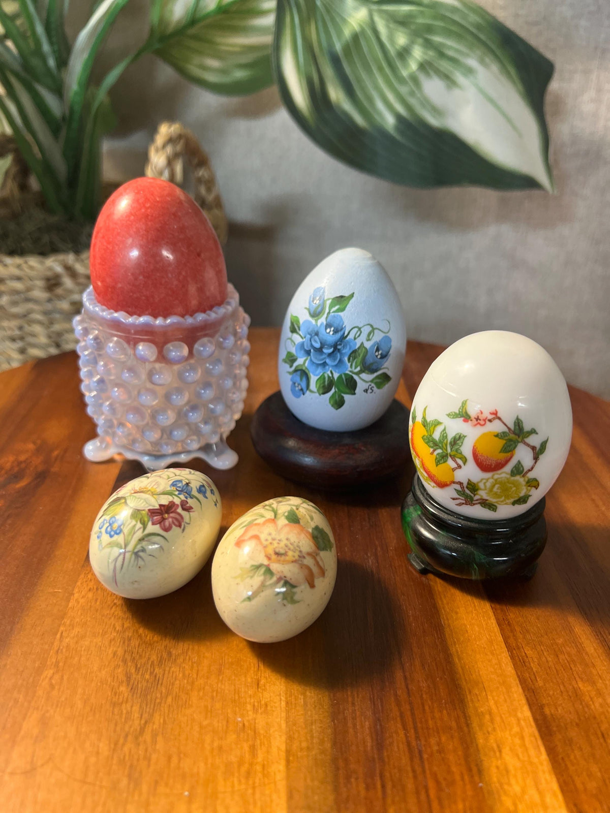 Vintage Lot Of 6 Unique Decorative Eggs