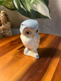 Vintage Porcelain Owl Figure By M Requena Valencia Spain