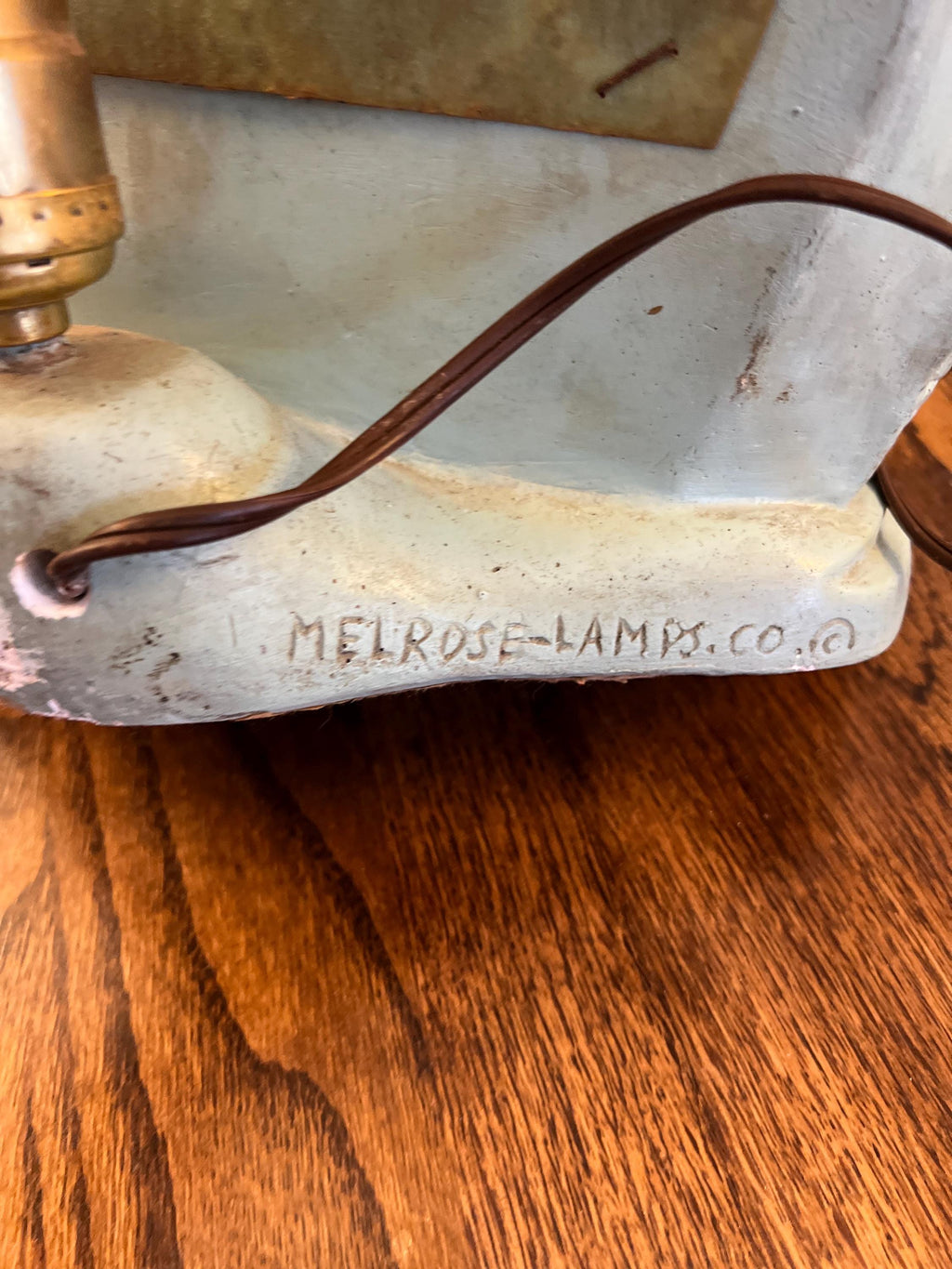 Vintage 1950s Bull and Matador TV Lamp Melrose Lamp Co.