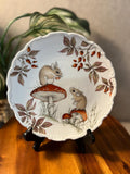 Royal Albert CountryWalkCollection made in England Bone China  Autum Playtime Decorative Plate mushrooms and mice