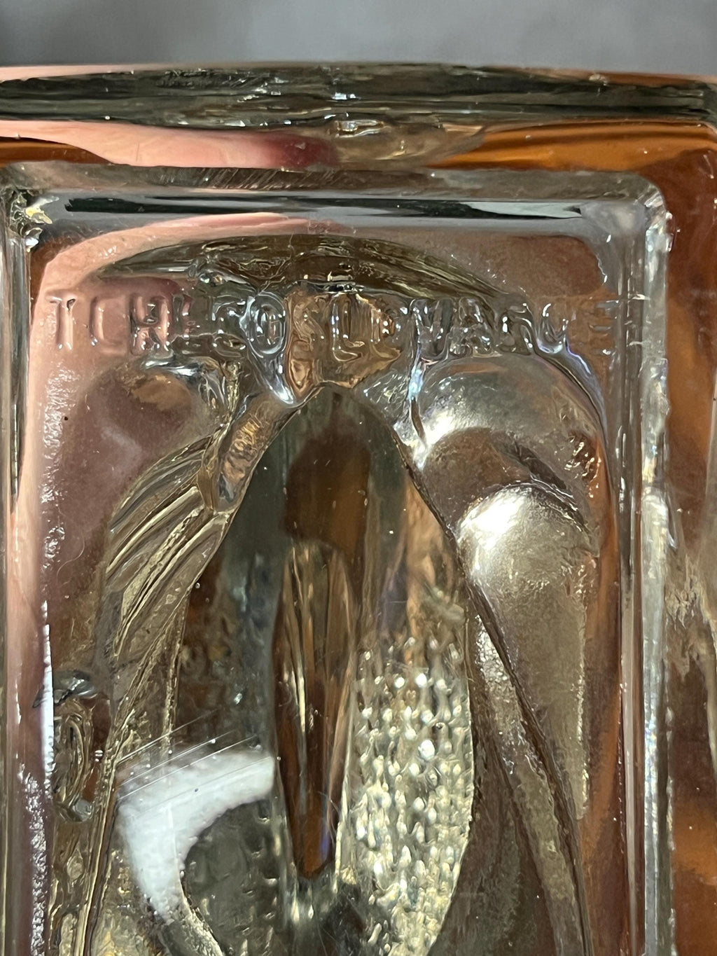 Pair of Glass Angelfish Bookends/Paperweight On a Wave