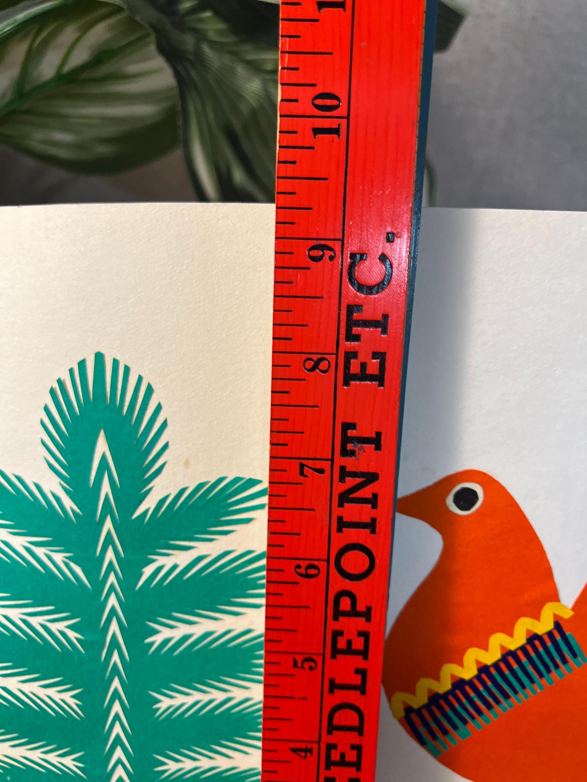 Colorful Polish Folk Art Sztuka Wycinanka Lowicka Paper Cut Out Bird