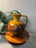 Mid Century Royal Haeger Pottery Earth Wrap Large Jug Pitcher
