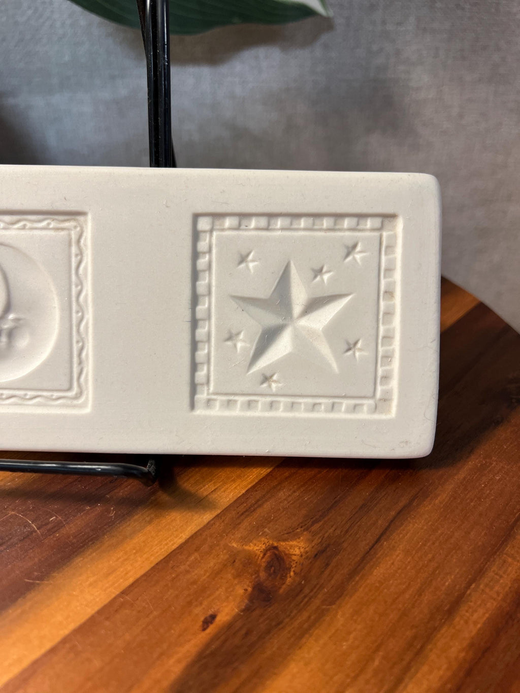 Vintage Brown Bag Paper Art Mold Sun, Moon and Stars