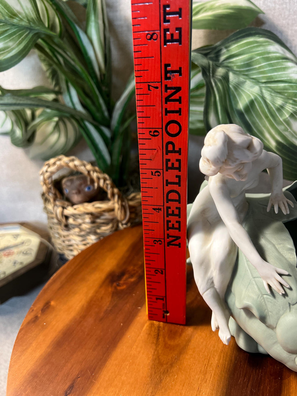 Antique Large Royal Dux Porcelain Figurine Girl Nymph Art