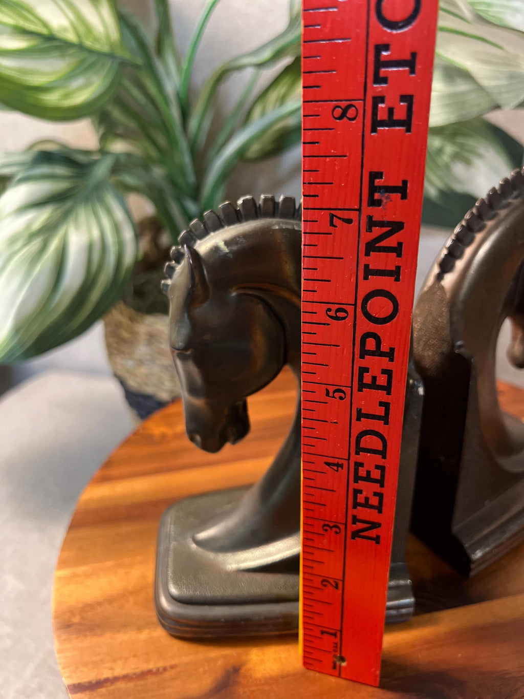 Vintage Copper Plated Art Deco Machine Age Trojan Horse Bookends Dodge Inc USA