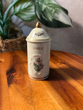 Vintage Garlic The Lenox Spice Garden 1992 Fine Porcelain Spice Jar