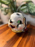 Vintage Chalkware Puppy Dog String Holder 4 1/2" Tall