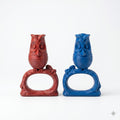 Beautiful owl napkin rings with inspired Viking Owl Fairy Lamps cute (1 pair)