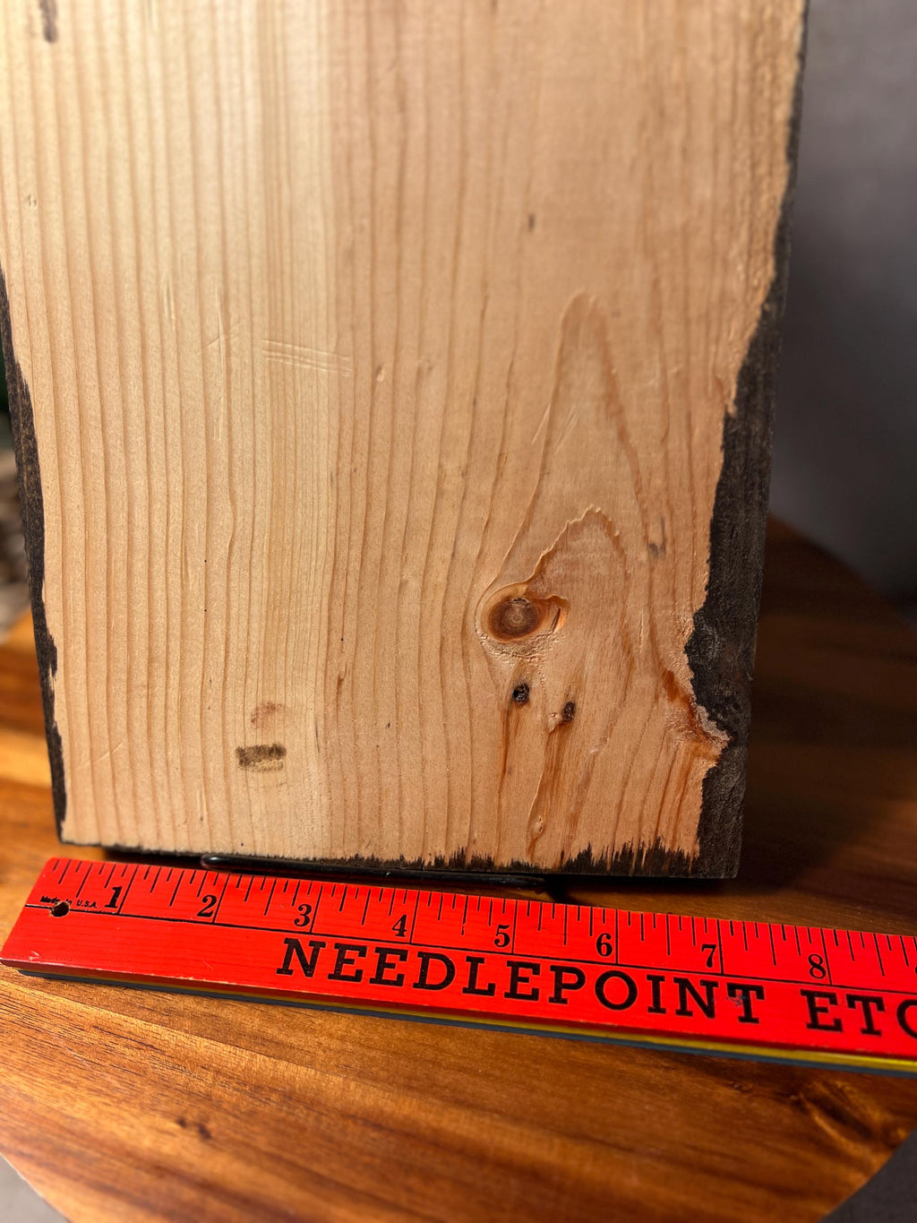 Handmade Rustic Pine Tree Decor Wood Block Farmhouse Nature Art