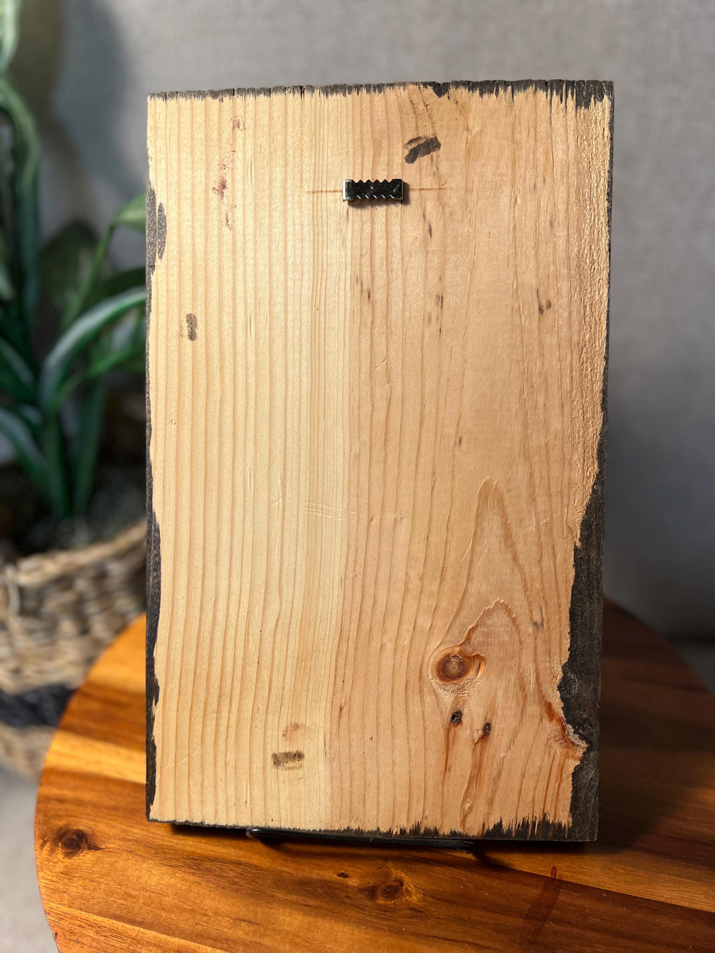 Handmade Rustic Pine Tree Decor Wood Block Farmhouse Nature Art