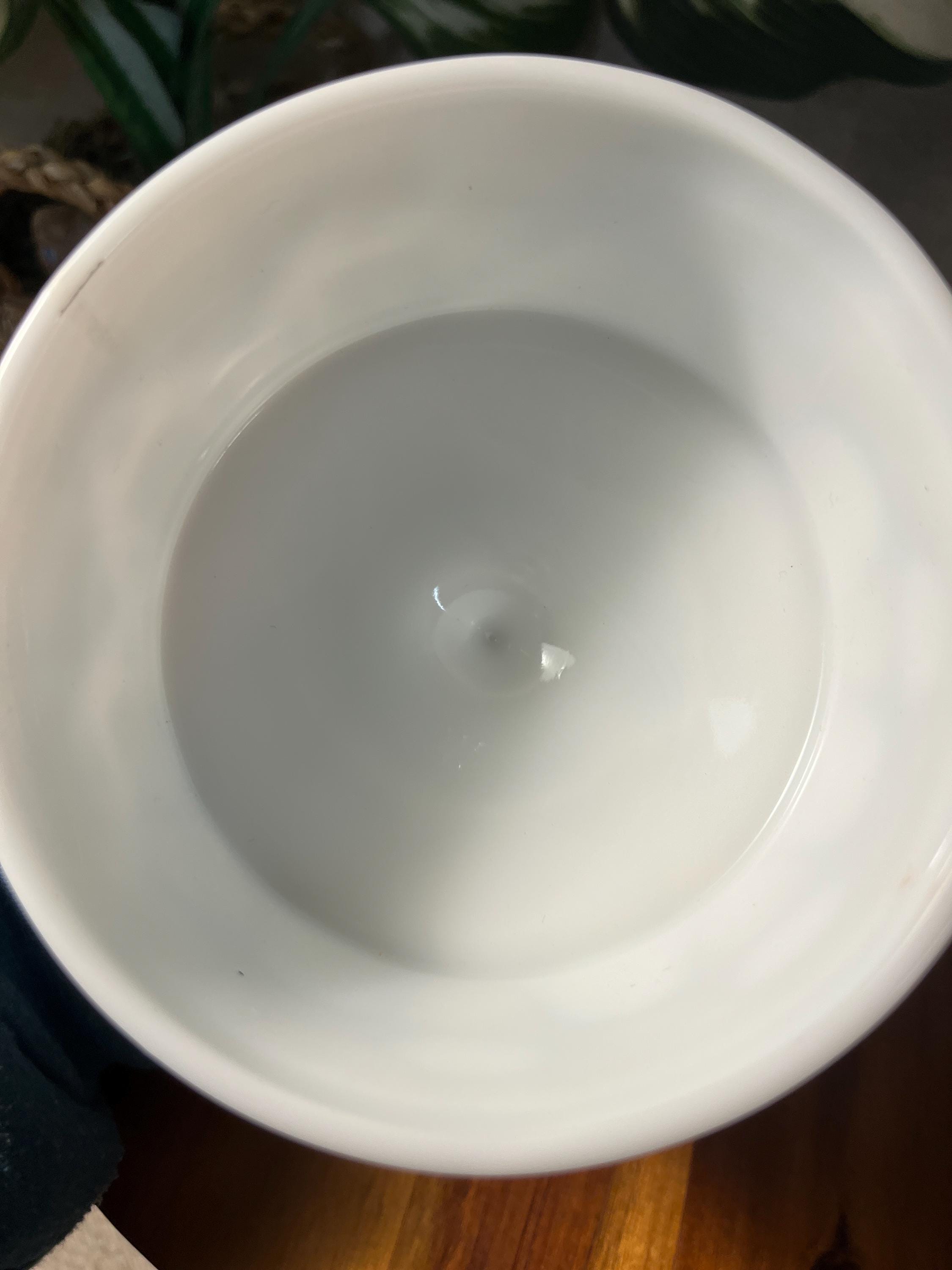 Vintage Westmoreland Milk Glass Old Quilt Round Covered Cheese Butter Dish