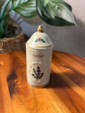 Vintage Thyme The Lenox Spice Garden 1992 Fine Porcelain Spice Jar