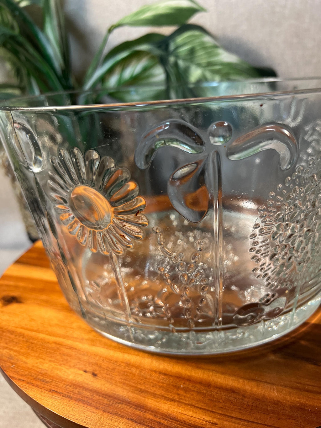 Nuutajarvi IIttala Oiva Toikka BIG FLORA Round Glass Bowl MCM Finland