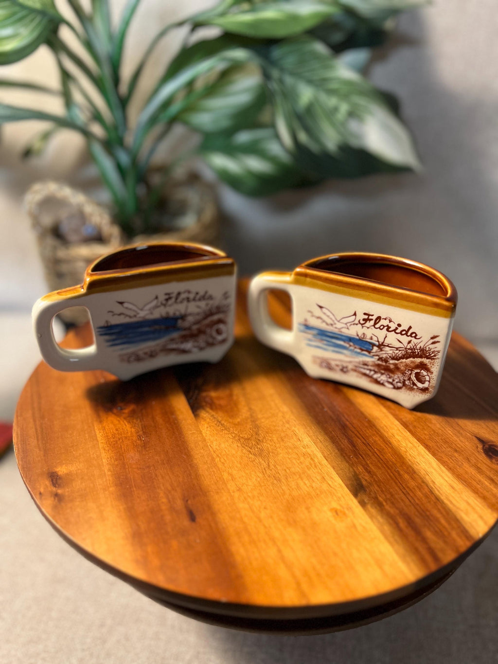 Vintage 1960s You Asked For Half A Cup of Coffee ~ Florida Souvenir