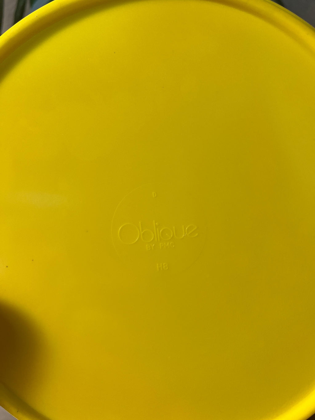 Set of 6 Vintage Oblique Bowls 1970s Melamine MCM Yellow 7-in Stackable, Made in USA